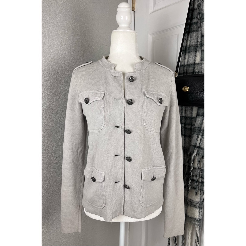 FREE PEOPLE Knit Military Jacket